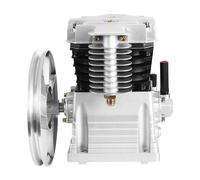 Compresor compresor de aire bomba de cabezal de bomba de una etapa, dos cilindros compresor de aire, 3HP, filtro de aire silenciador, volumen de escape: 250 l/min, 1,0 mpa