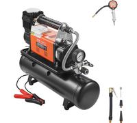 Compresor de aire de alta potencia y tanque de 6 litros, inflador de neumáticos portátil de 6.35 CFM y 150 PSI