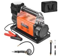 Compresor de aire de alto rendimiento VEVOR de 12 V: con manómetro digital, kit para inflar neumáticos, inflador de neumáticos portátil de 7,06 CFM, bomba de aire todoterreno de 150 PSI con adaptadore