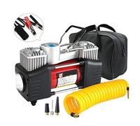 Compresor de aire digital preestablecido de 12 V, inflador de neumáticos de coche, doble cilindro, inflador de neumáticos de coche, bomba de aire de alta presión, adecuado para principiantes