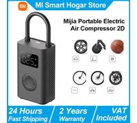 Compresor de Aire Eléctrico Portátil Xiaomi Mijia 2D, Bomba de Aire Eléctrica Portátil, Inflador Inteligente con Detección Digital de Presión de Neumáticos