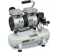 Compresor de aire MECAFER 425523, horizontal, silencioso, 8 bares, 24 litros