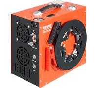 Compresor de aire PCP VEVOR, 4500 PSI/30 MPa, compresor de aire PCP portátil para rifles de aire – Sistema de refrigeración por agua y ventilador integrado, compresor de tanque de paintball de 12 V DC