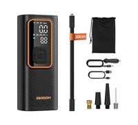 Compresor de Aire Portátil de 150 PSI, Bomba de Aire con Batería de 6000 mAh,Compresor Electrónico Portátil para Auto,Moto y Bicicleta-Con Alimentato da accendisigari 12V DC, Luz LED,Carga USB-C
