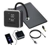 Compresor De Aire Portátil Inflador De Neumáticos Eléctrico Recargable | Bomba De Neumáticos Auto Silenciosa Inflador Automático, Portátil, Bicicletas, Motocicleta, Camión, Camping,