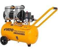 - Compresor de aire portátil, silencioso, 24 litros, 2 CV/1,5 kW, inflador de neumáticos para coche, construcción, sin aceite, 8 bar