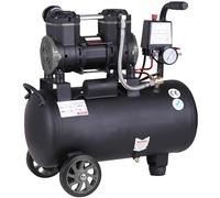 Compresor de aire profesional con certificado CE SILENCIOSO, 24 litros 1.3 CV 980W 8 Bares