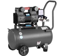 Compresor de aire profesional con certificado CE SILENCIOSO, 24 litros 1.5 CV / 1.1kW 8 Bares (Versión de mayor cilindro)