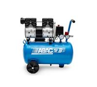 Compresor de aire silencioso EASE-AIR 24 de ABAC, compresor de aire sin aceite, presión máxima 8 bar, potencia 1 hp, Depósito 24 litros, Nivel sonoro 59 dB