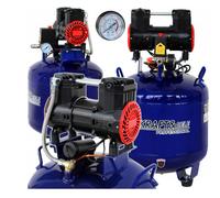 Compresor De Aire Sin Aceite Vertical 50L 1500W 8 Bar 290L/min Silencioso