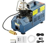 Compresor de alta presión, 4500 PSI / 30 MPa / 300 bar. Compresor de aire de alta presión, 1800 W, 220 V, con parada manual. Adecuado para rifles de aire para paintball, rifles PCP, pistolas de aire y