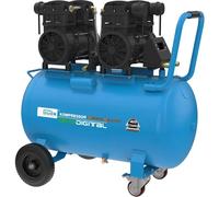 Compresor Güde Airpower 375/8/100 ED-SILENT de 100 litros, sin aceite, digital - 50140