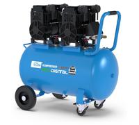 Güde Airpower 675/8/100 ED-SILENT - Compresor (230 V, 100 litros, 4,4 kilovatios, presión máxima de 8 bar, eff. Cantidad a 0 bar, 588 l/min, sin aceite y sin mantenimiento, nivel de presión acústica