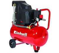 Einhell Compresor de aire TC-AC 190/24/8 – 2 HP, 24 l, 8 bar, con ruedas, con lubricación por aceite