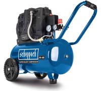 Compresor Scheppach HC25Si Super Silent, extremadamente silencioso (60db) | Presión de trabajo: 8 bar | Capacidad: 24 litros | 230V, 1100W | Sin aceite y de bajo mantenimiento
