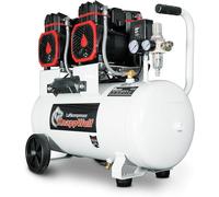 Compresor silencioso de 10 bar, depósito de 50 litros, caudal de aire de 512 litros/minuto, 69 dB, 3000 W, 4 CV, silencioso, incluye separador de agua, 230 V, modelo KW6050. Compresor de aire con moto
