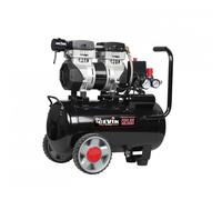 CEVIK PRO - CA-PRO25SILENC - Compresor Aire Silencioso - 59 dB - 25L - 1.5HP - Máx 8 Bar - 150 l/min - Sin Aceite - Dos Salidas de Aire - Compacto y Portátil - Compresor de Pintura y Neumática