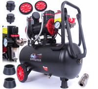 Compresor Sin Aceite 24L 2 Pistones, 2 Bombas, 230V, Separador - KD1390