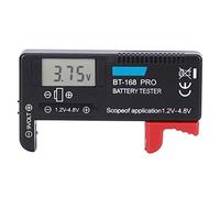 Comprobador de Batería para Aaa,Aa, Accesorios de Piezas de Herramientas Eléctricas, Bt 168Pro Comprobador de Batería Lcd Digital Comprobador de Batería de 1,2 V 4,8 V para Pilas