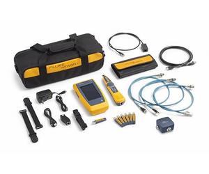 Comprobador de cable, red y WiFi LinkIQ™ 200 DUO de Fluke Networks con kit de Ethernet industrial, kit de identificación remota y rastreador de sonido, versión de la UE