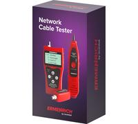 Comprobador de cables de red Ermenrich NetGeeks NP30 Rojo 23x13x8 cm.