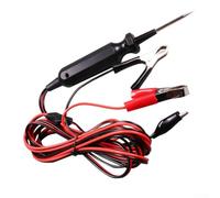 Comprobador de circuitos de coche de 6 a 24 V con detección de polaridad - Lámpara LED de prueba para voltaje y continuidad - Cable de 4 m para diagnóstico de coche