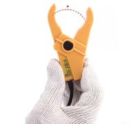 Comprobador de fases trifásico ABS carcasa 40 mm abrazadera | Sin contacto, CA 70 V-1000 V, luz de advertencia LED, señal acústica, para bajo voltaje