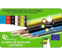 Comprobador de secciones de conductores eléctricos