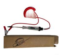 Comprobador de tensión, 24 cm, cable de longitud para mantenimiento de coche (B)