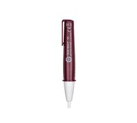 Comprobador de tensión sin contacto Testboy 11 de 110 V CA con indicador óptico y acústico (detector de tensión, método de medición capacitivo, CAT III 1000 V, carcasa de plástico ABS), rojo