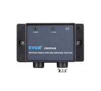 Comprobador de tierra, ETCR2800KB digital avanzado de puesta a tierra a tierra probador de resistencia de tierra Tipo partido on-line detector,Medición precisa