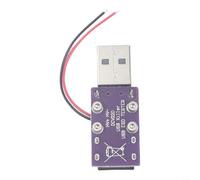 Comprobador de voltaje portátil USB V3: comprobador de resistencia ESD para ordenador y teléfono móvil, dispositivo de prueba electrónico compacto para solución de problemas, gris (V3 sin shell)