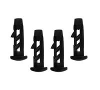 COMPUKAS 4 Pestillos de Plástico Kit de 4 Piezas con Ruedas para Cubo de Basura 240 L, Accesorios Aplicables para Cierre de Tapa, Pestillos Resistentes para Botes de Basura Exteriores