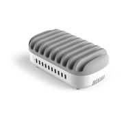 Compulocks 10PUSBDKS-UK organizador para estación de carga Independiente Gris, Blanco - Nuevo