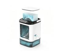 Con Caja De Hielo Aire Acondicionado Portatil con Depósito de 900 ml, 3 Velocidades Y LED De 7 Colores Aire Acondicionado Sin Tubo