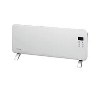 Concept KS4000 - Calefactor (Fan electric space heater, IP24, Interior, Piso, Pared, Blanco, Vidrio)