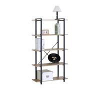 CONCEPTO DE FÁBRICA | Estantería TYDO Paneles de Partículas Marrón | 80 cm | Calidad Premium | Diseño Puro y Funcional | Muebles Contemporáneos Sostenibles | Comodidad y Durabilidad Diaria