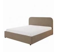 CONCEPTO FÁBRICA | Cama Houston 2 plazas 160 x 200 cm Madera topo | Dormir óptimo y confort | Habitación de diseño contemporáneo | 159 cm | Estructura robusta y estable | Sueño de calidad óptima