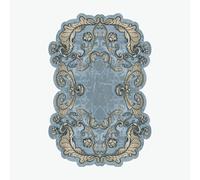 Conceptum Alfombra de Poliéster Azul Oscuro 160 x 230 cm