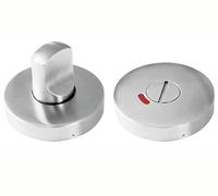 Condena con desbloqueo con Indicador De Bloqueo De Puerta, Indicador rojo De Privacidad Ocupado Para Baño Wc Público Aseo, Acero Inox. Medida 50mm