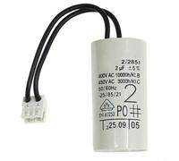 Condensador de bomba de agua, 2µF, caldera de pared y bomba de circulación, reducción de ruido y mejora del rendimiento, 49 x 24,5 mm