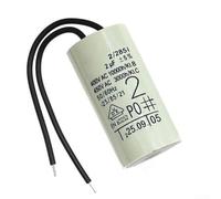 Condensador de bomba de agua 2µF para caldera de pared, bomba de circulación, plástico/metal, 49 x 24,5 mm, sin, para reducción de ruido y mejora del rendimiento