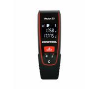 CONDTROL - Telémetro Vector 30 - Rango 0,05 a 30 Metros - Medición Precisa Continua, Unidades m, ft, Pulgada - Láser Rojo - Garantía 2 años - Entregado con Accesorios