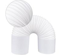 Conducto de escape del aire acondicionado - Ventilador del aire acondicionado - Longitud ajustable - 150 cm - Blanco