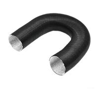 Conducto flexible de aluminio para sistema de ventilación de calefactores de estacionamiento, tubo de manguera de salida de calentador de aire a diésel de alta temperatura, longitud de 2 m (76 mm)