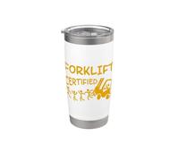 Conductor de carretilla elevadora funny Carretilla elevadora Vaso térmico de acero inoxidable de doble pared