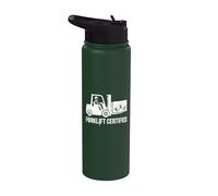 Conductor de operador de carretilla elevadora certificado divertido certificado de carretilla elevadora Stainless Steel Insulated Water Bottle