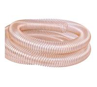 Conductos flexibles de PU, Manguera flexible de PU for aspiradora, tubo transparente, succión polvo(Wall thickness: 1.5mm,ID 45MM)