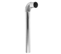 Conductos Metálicos de Chimenea de Acero Inoxidable Flexibles | Plata, Plegable y Extensible, Instalación Sencilla, Pieza de Escape para Agua Caliente y Parrilla