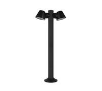 Cone Lámpara de pie para exterior (16 W, Color del marco: Negro, 11,7 x 15 x 80 cm, Sin bombillas)
